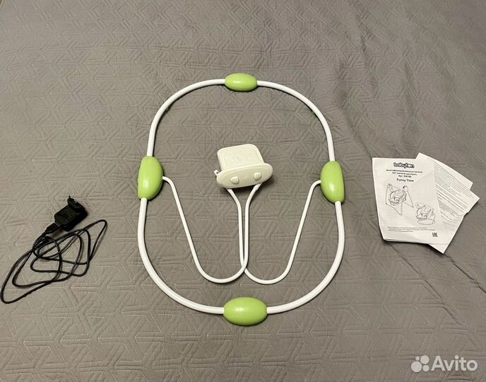 Детский шезлонг/электроные качели 2 в 1