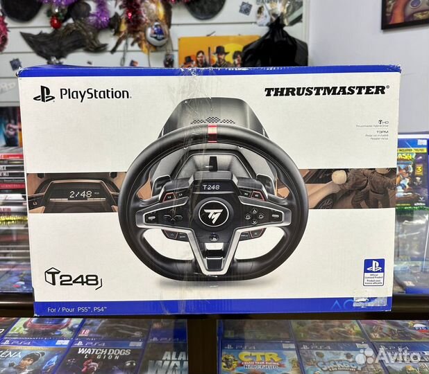 Руль + педали Trustmaster T248 (PS5/PS4/PC)