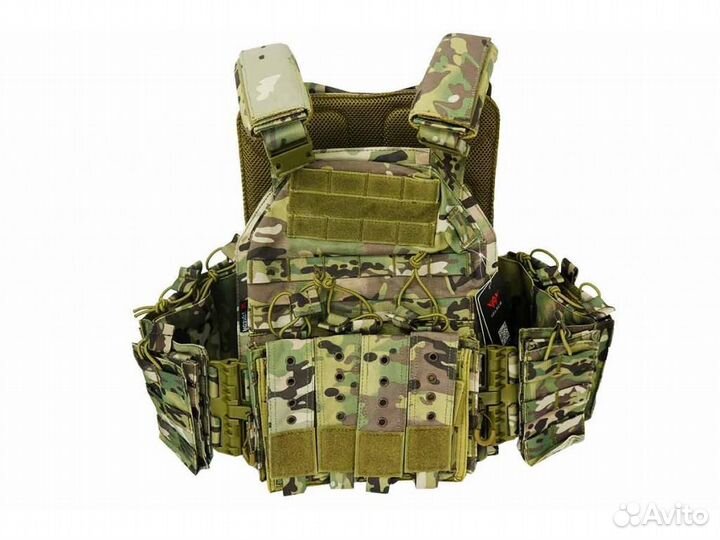 Бронежилет мультикам yakeda плитник+бок. отделения