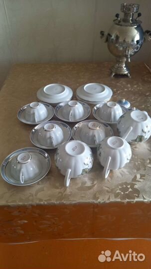 Чайный сервиз дулево, на шесть персон