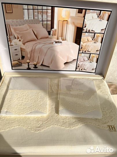 Комплект постельного белья с пледом Tivolyo home