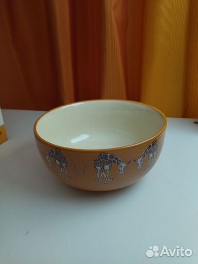 Набор керамической детской посуды Жираф