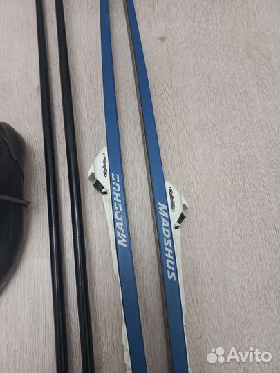 Лыжи madshus XC Trail (180см), палки, ботинки 39 р