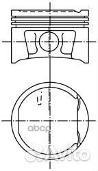 Поршень dm.79.50x1.5x1.5x2.5 +0.5 Цена за 1шт