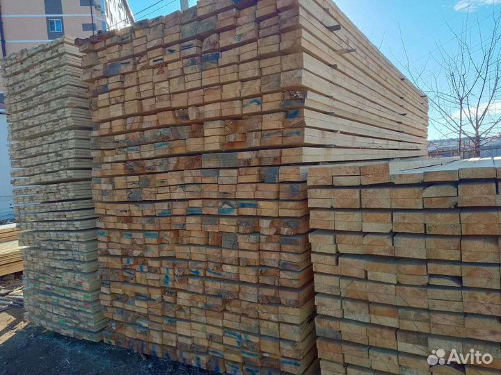 Доска обрезная 50*100*6000