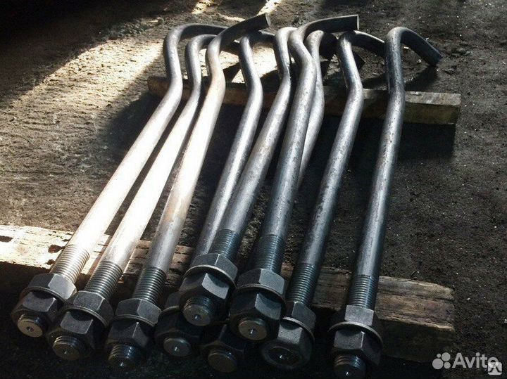 Изготовление фундаментные (анкерные) болты, хомуты