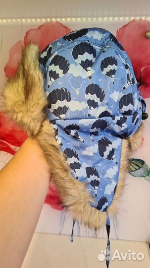 Шапка ушанка детская 54 зима