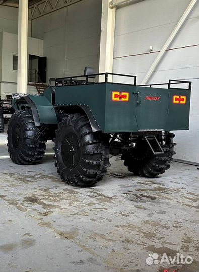 Переломка Grizzly (Снегоход - Болотоход)