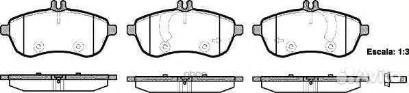 Колодки тормозные 130100 Remsa
