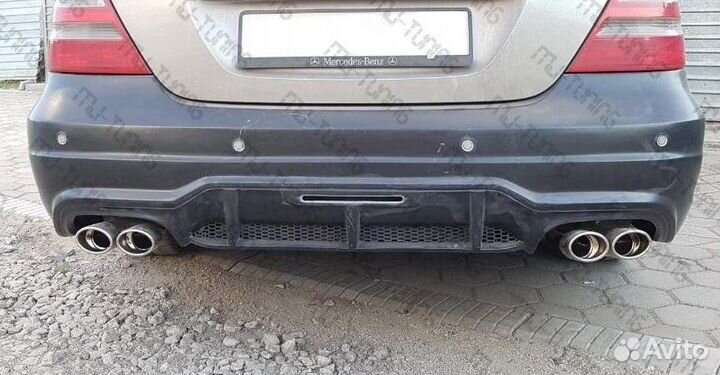 Бампер задний Wald Mercedes W211