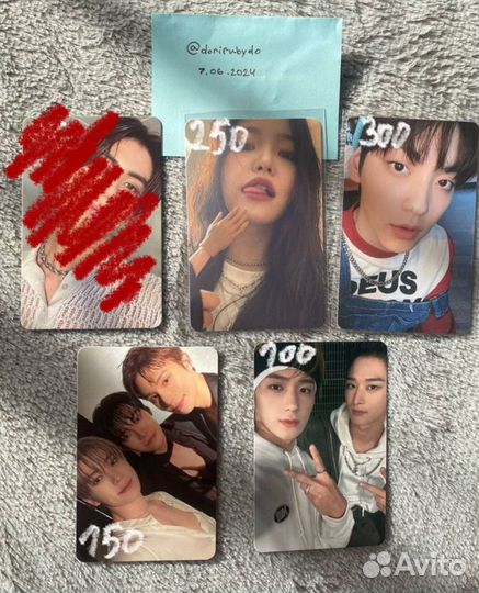 Kpop карты the boyz txt newjeans redvelvet