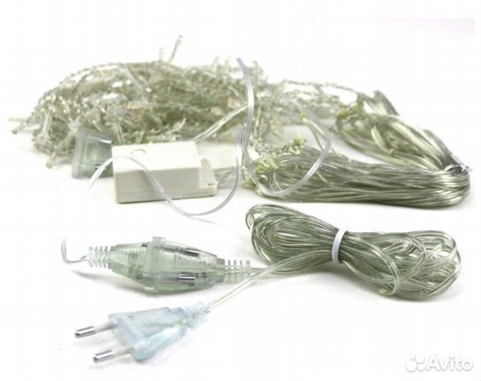 Удлинитель для гирлянды прозрачный 5м