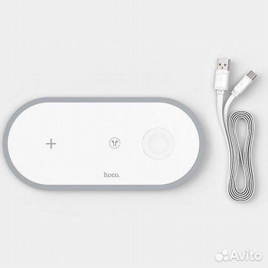 Беспроводное зарядное устройство hoco 3 в 1