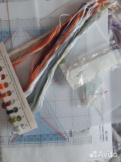 Набор для вышивания крестом panna (остатки)