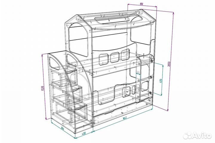 Детская кровать 