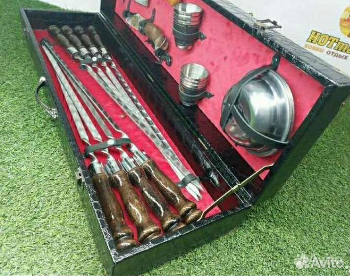 Шашлычный набор подарочный набор шампура