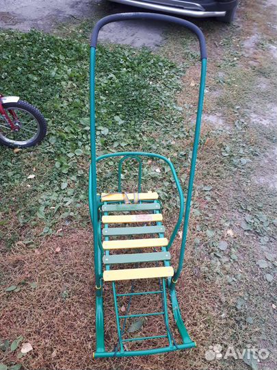 Детские санки с колесами