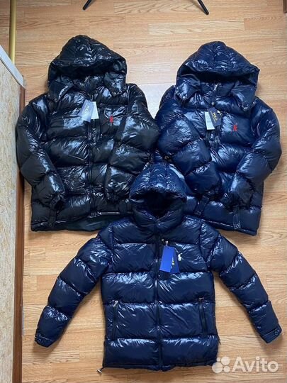 Пуховик polo ralf lauren глянцевый