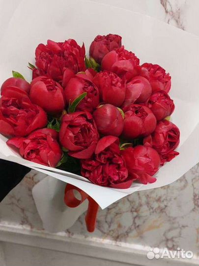 Пионы с доставкой по Москве и области