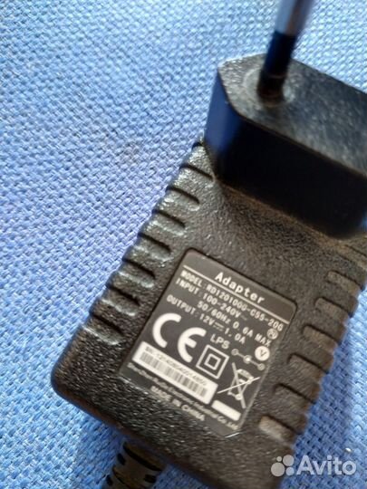 Блок питания 12в круглый штекер