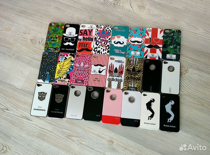 На iPhone 4/4s чехол стекло пленка поклейка