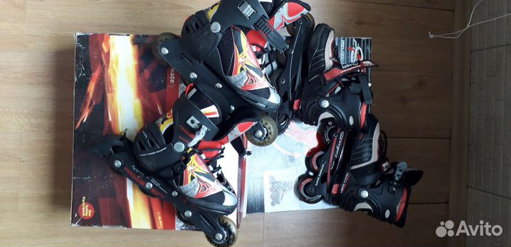 Ролики в хорошем состоянии и экиперовка