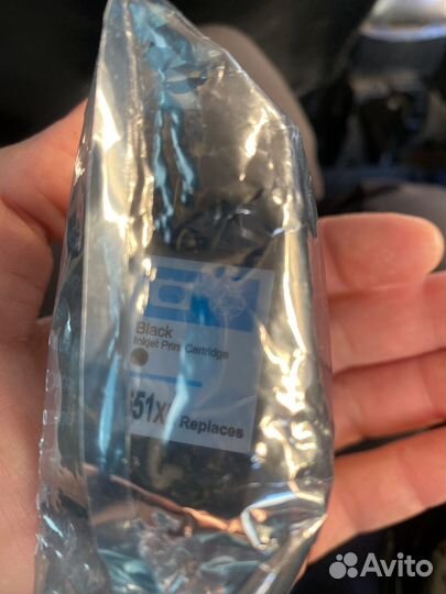 Картридж hp 651 black черный