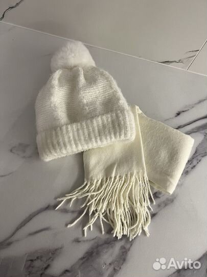 Шапка шарф снуд комплект