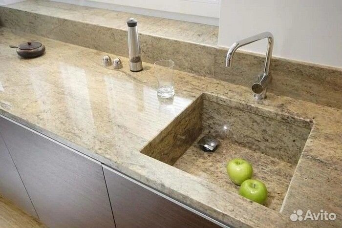 Столешница из искусственного камня, акрил 1 b-9465