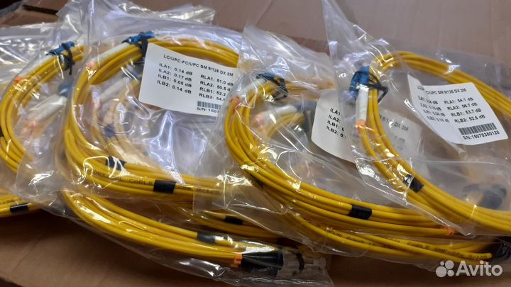 Патчкорд оптический LC/UPC-FC/UPC, duplex, 2 м