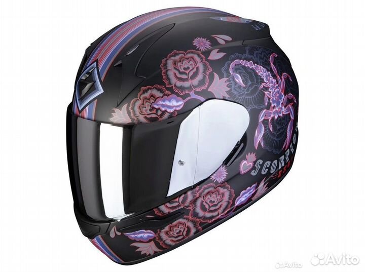 Мотошлем женский Scorpion Exo Exo-390 Chica ll, L