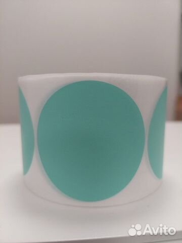 Наклейки стикеры цветные круглые