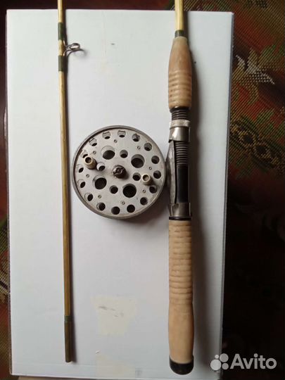 Катушка скр-100 + Спиннинг СССР