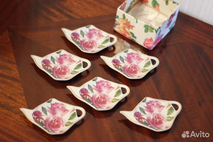 6 подставок под чайные пакетики