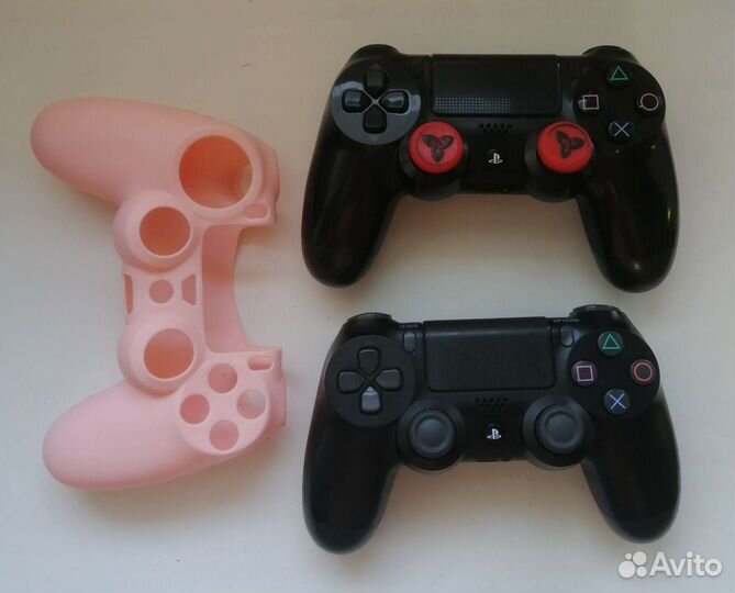 Sony PS4, Slim, 500+ игр, 2 геймпада