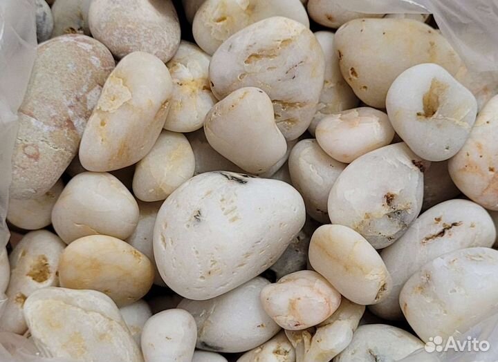 Камни белые для аквариума, декора 4кг