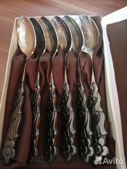 Набор десертных ложек Виктория СССР