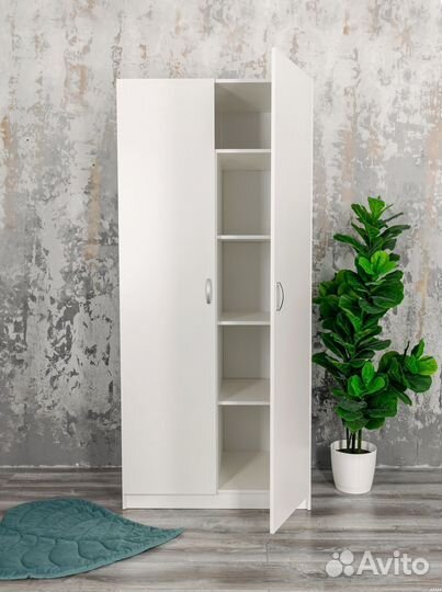 Шкаф белый Классик-2 распашной