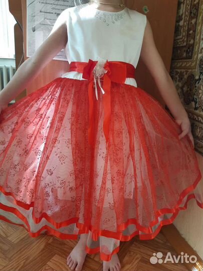 Платье для девочки на выпускной в детский сад