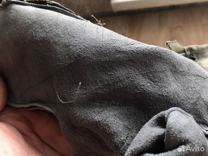 Перчатки тканевые и кожа