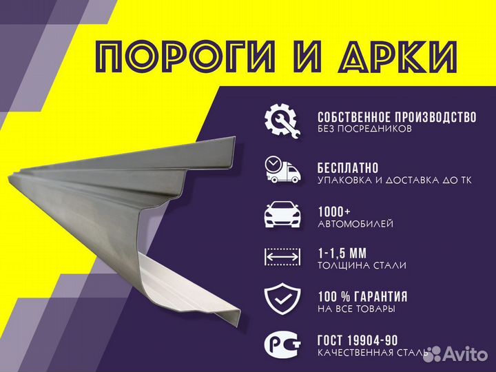 Ремонтные пороги Ford Focus 2 Хетчбек