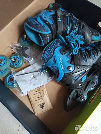 Роликовые коньки детские раздвижные