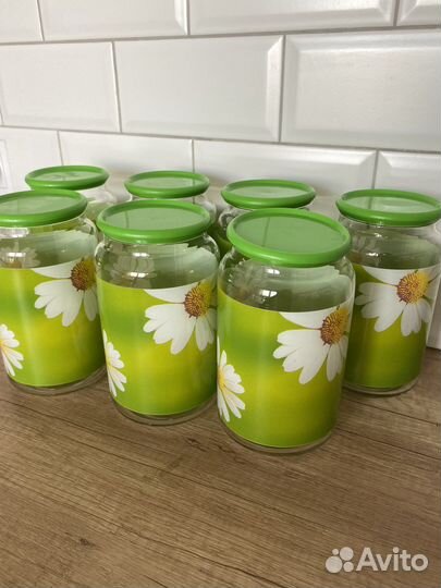 Банки для сыпучих продуктов стекло