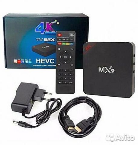 Приставка андроид 4k mx 9