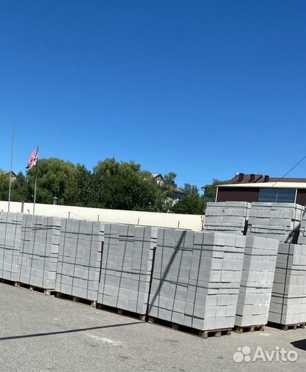 Пеплоблок М35 390х190х190