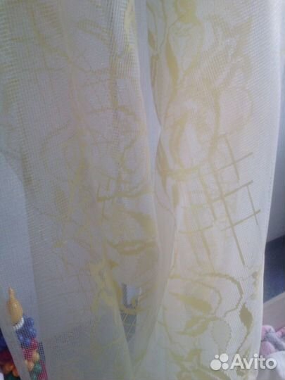 Портьерная и тюль,новая