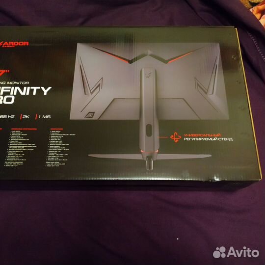 Монитор Ardor Gaming Infinity Pro 27, 2k 165ghz