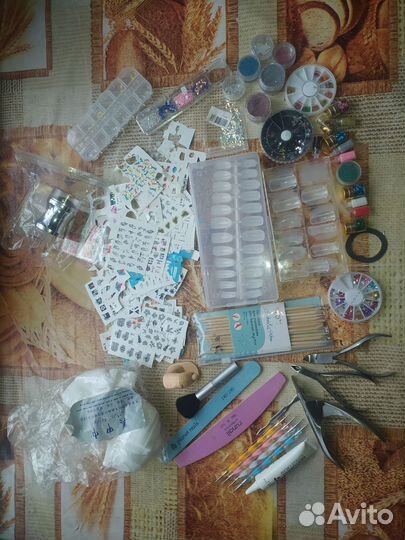 Набор для наращивания ногтей бу