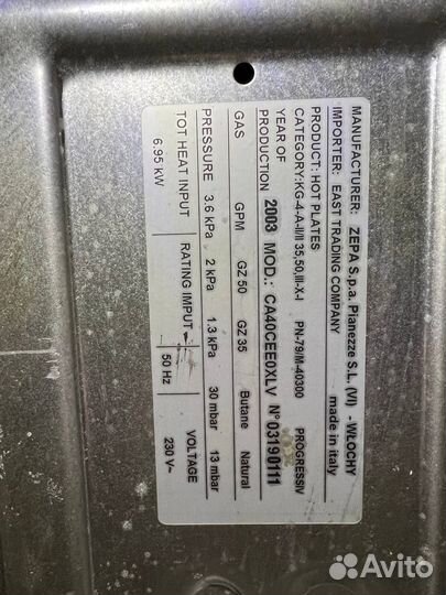 Газовая варочная поверхность