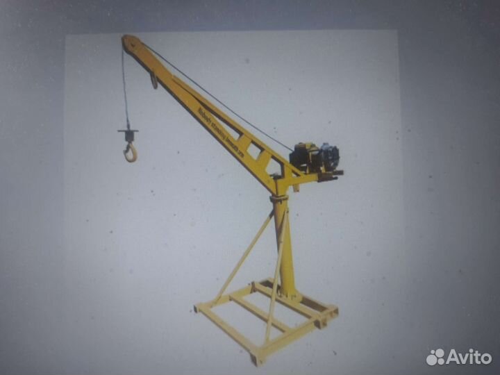 Аренда лебедки, крана Пионер, крана на крышу
